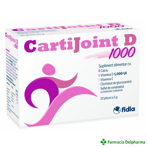 CartiJoint D1000 x 20 plicuri, Fidia