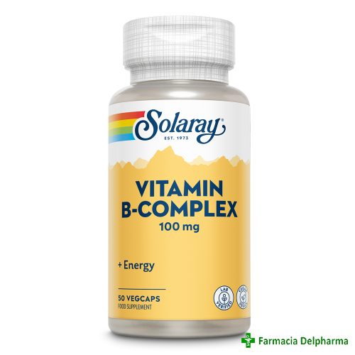 Vitamin B-complex 100 Solaray x 50 caps., Secom