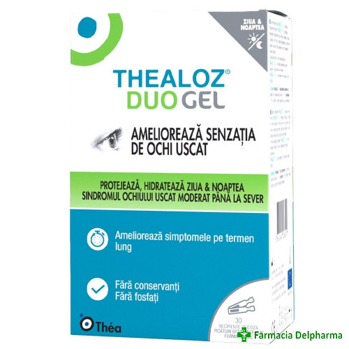 Thealoz Dou gel oftalmic x 30 monodoze, Thea