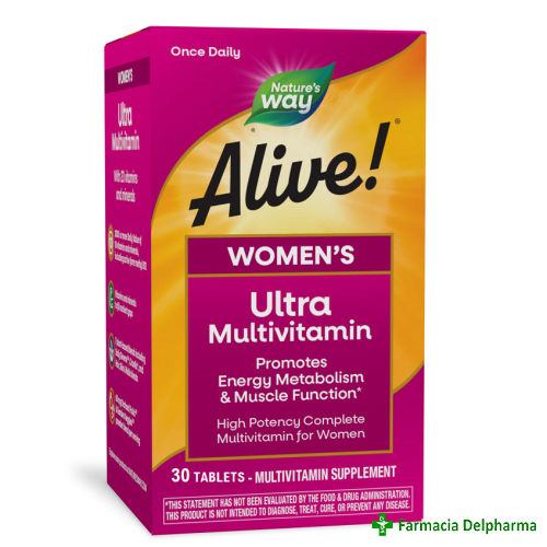 Alive Women Ultra Multivitamine pentru femei Nature's Way x 30 compr., Secom