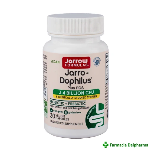 Jarro-Dophilus + FOS Jarrow Formulas x 30 caps., Secom